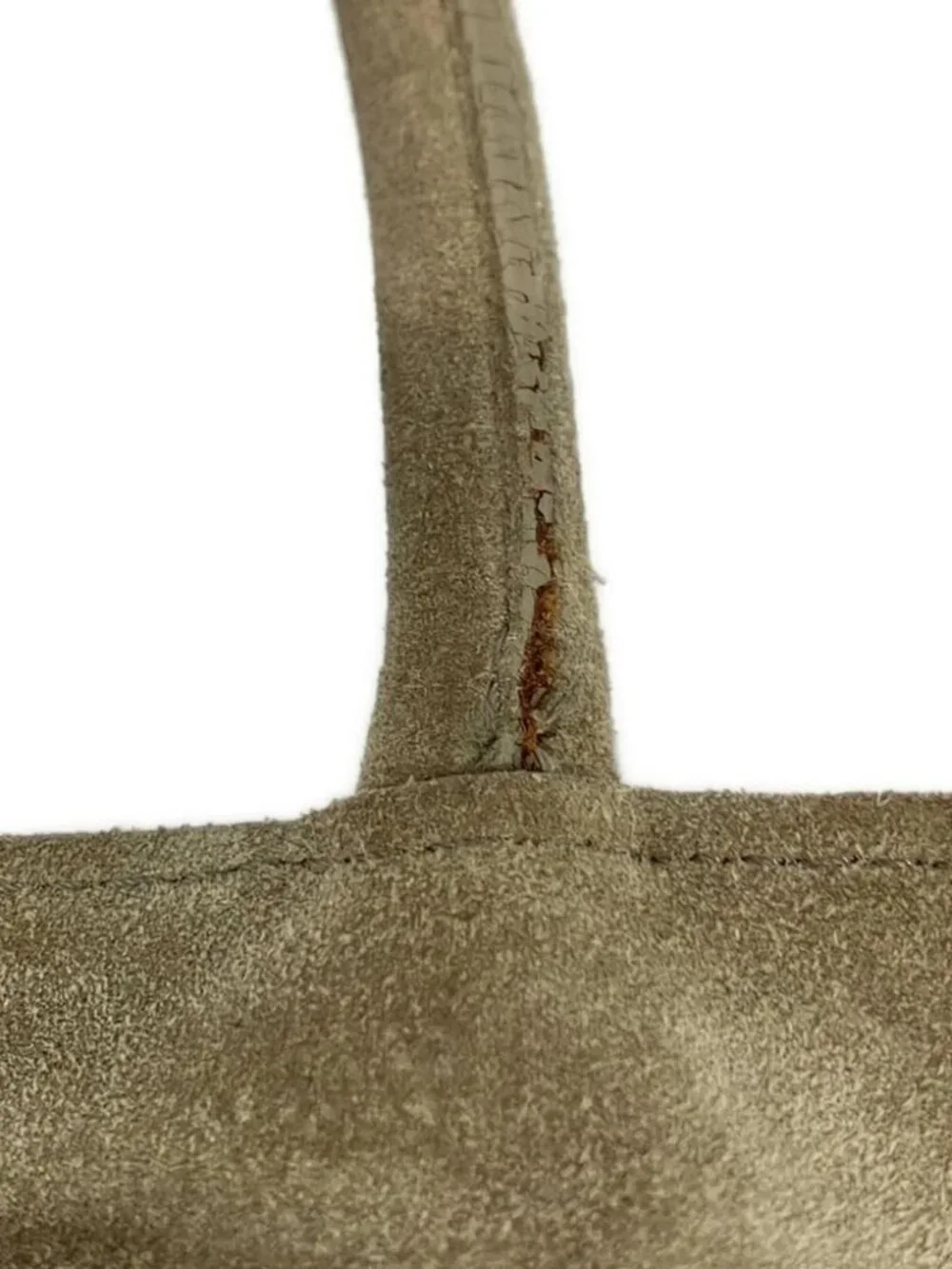 FABIANA FILIPPI Gray Gray Beige Wool Suede Handbag